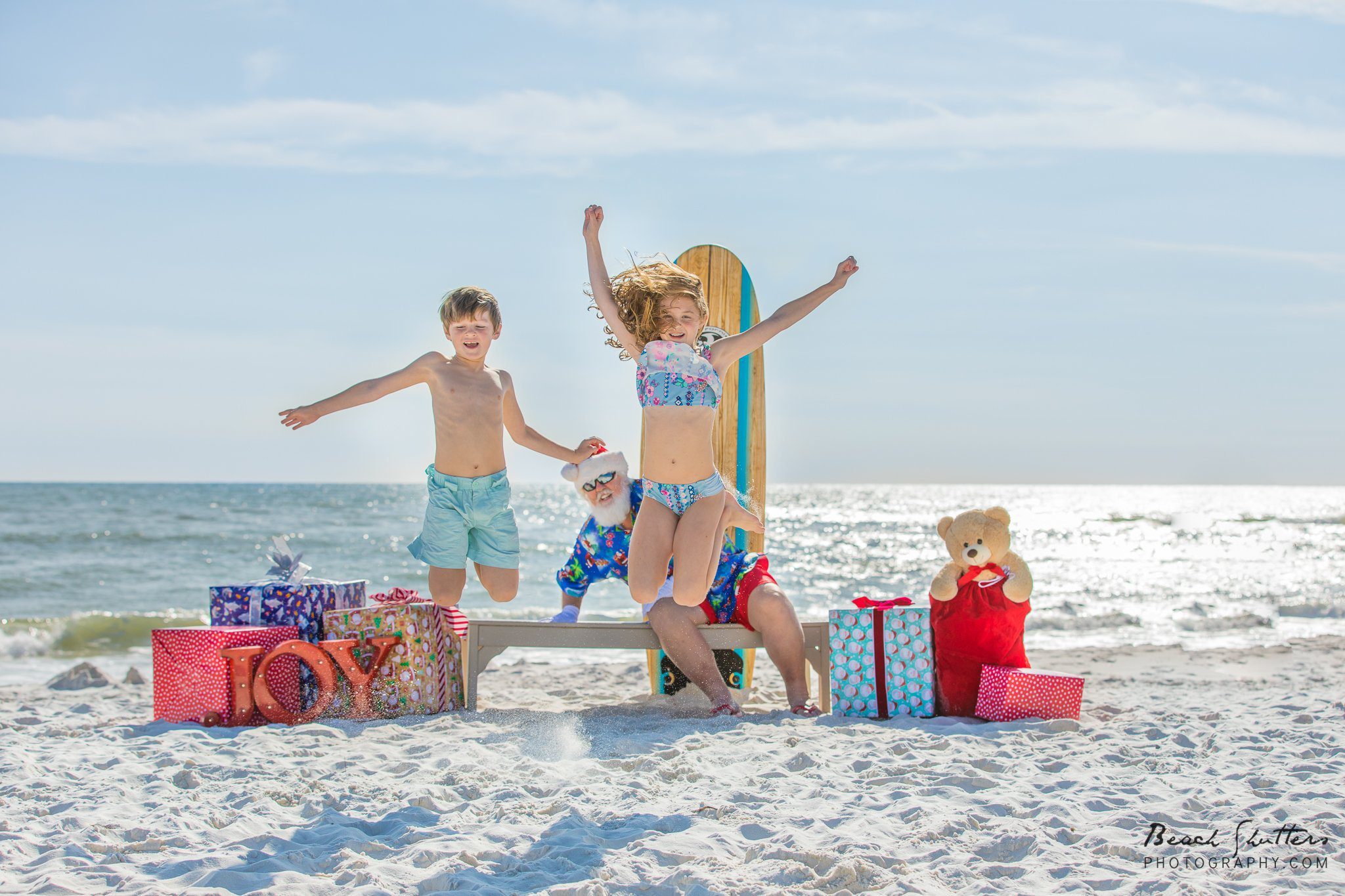 Santa photos in Orange Beach and Gulf Shores