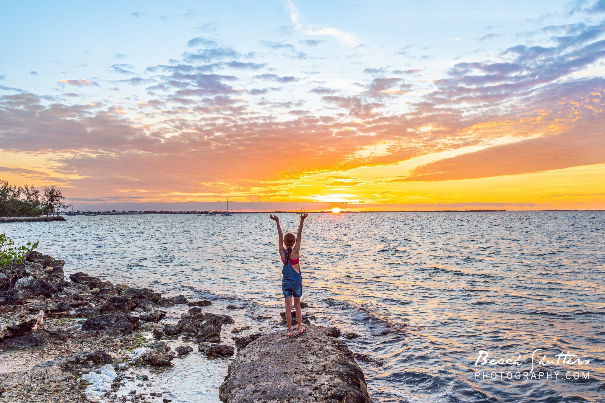 sunset at the beach photos