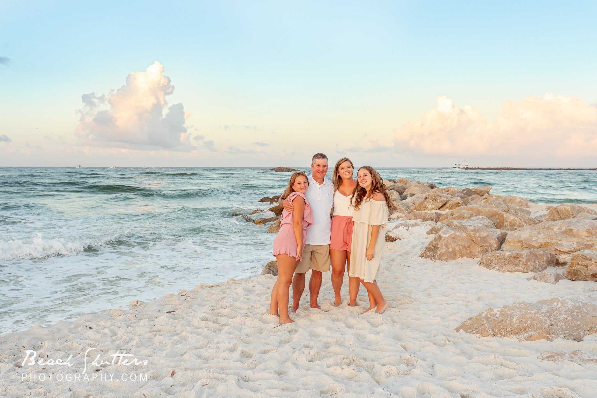 the rocks in Orange Beach