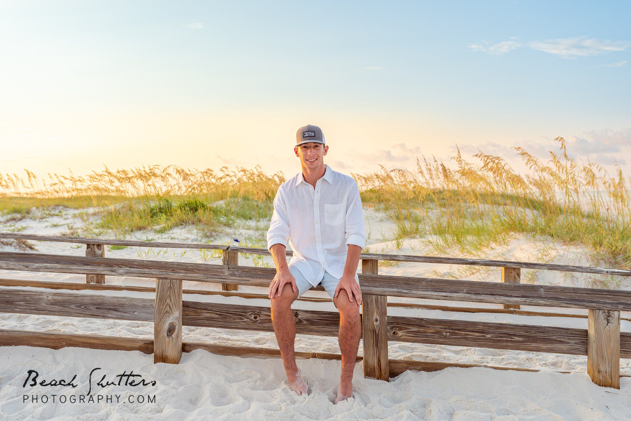hats at the beach