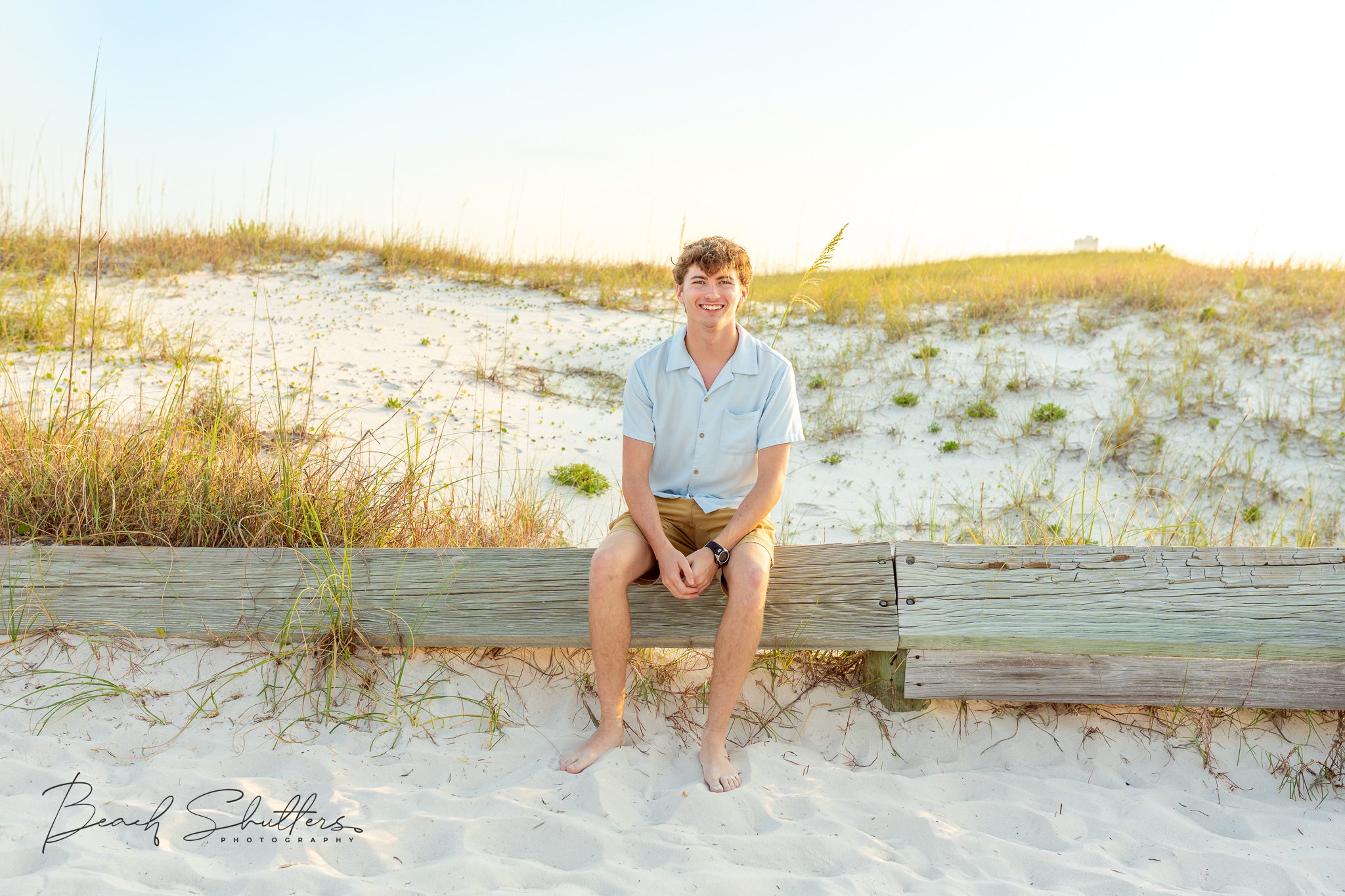 Senior pictures at the beach in Alabama.