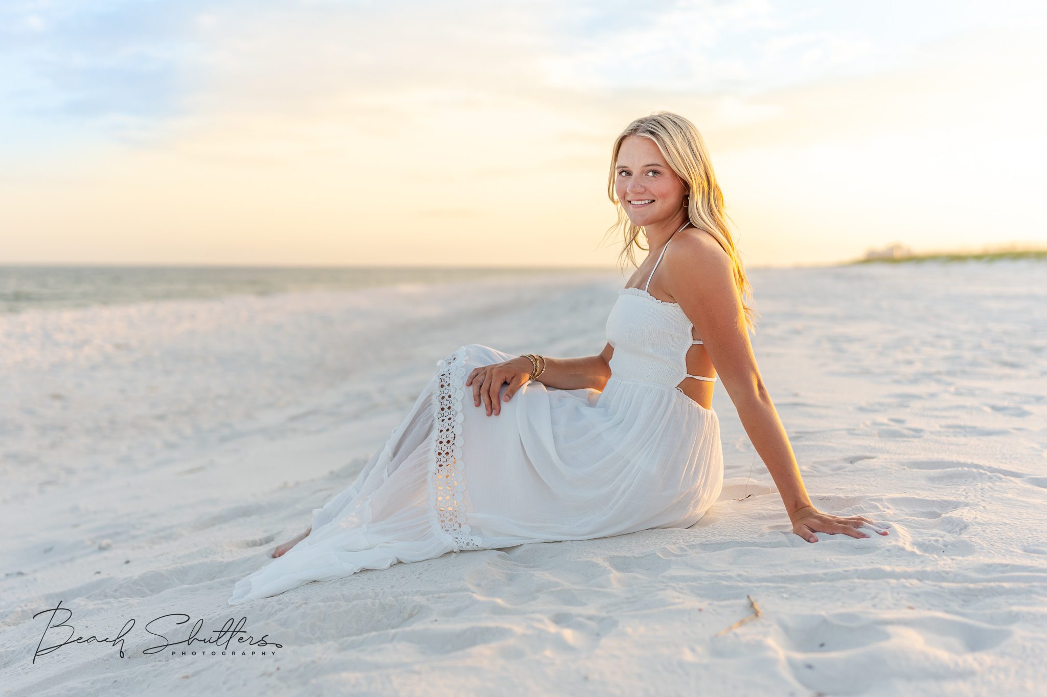 Senior Portraits taken at the beach in Gulf Shores