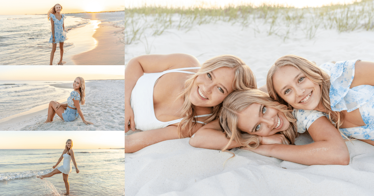 Orange Beach Photos of Sisters by the Sea